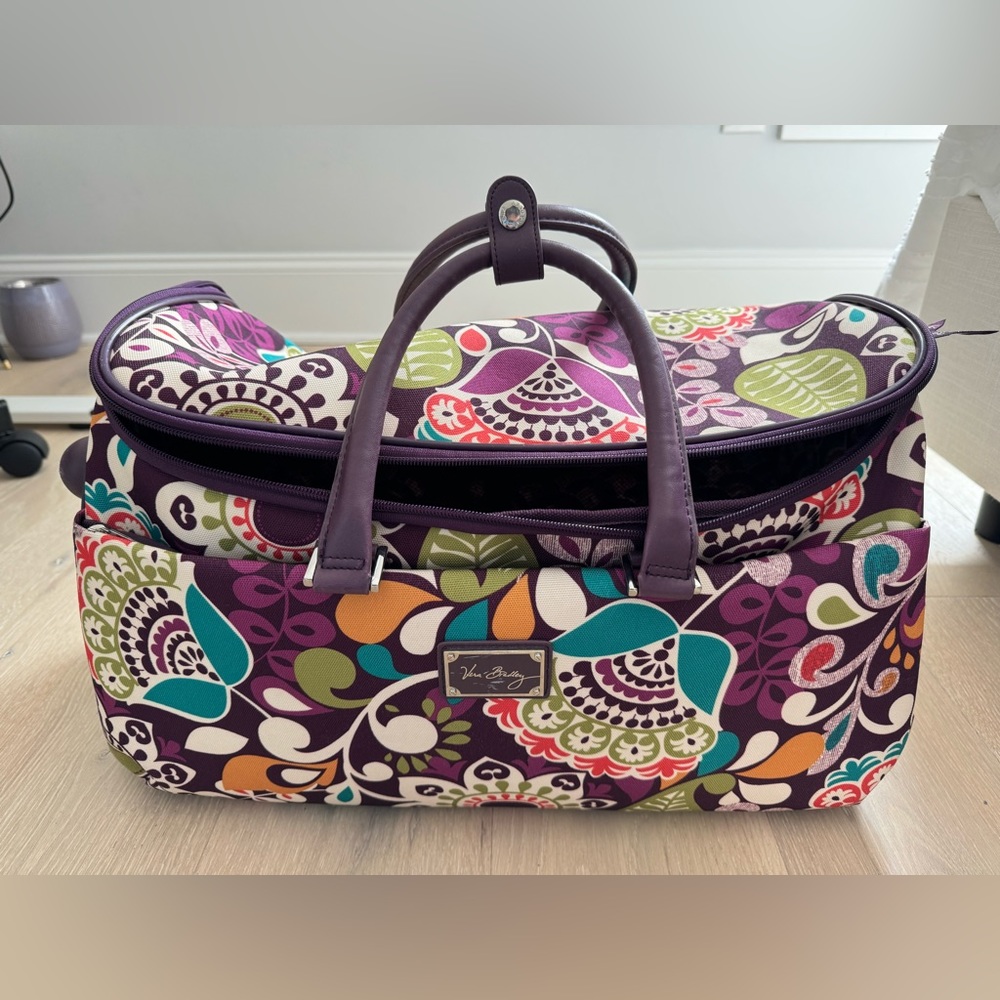 Vera Bradley rolling duffel luggage